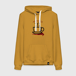 Женская толстовка-худи Токийский гуль антейку кофе