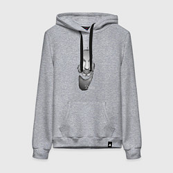 Толстовка-худи хлопковая женская Depeche Mode - Dave devotional, цвет: меланж