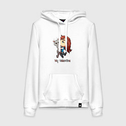 Женская толстовка-худи My Valentine