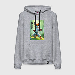 Женская толстовка-худи Kyokushin karate - fox