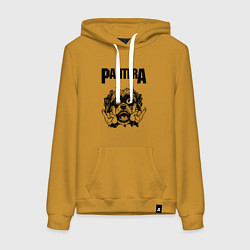 Женская толстовка-худи Pantera - rock dog
