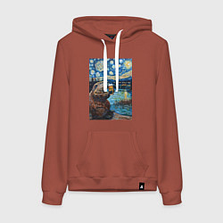 Женская толстовка-худи Бобр курва польский