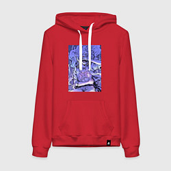 Женская толстовка-худи Ван-Пис Луффи улыбается