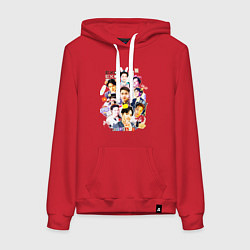 Женская толстовка-худи Exo together дружная команда