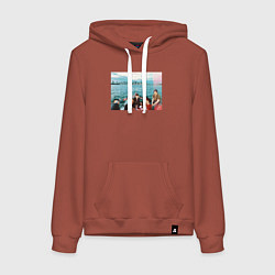 Женская толстовка-худи Got7 на фоне сеула