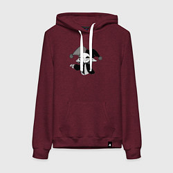 Женская толстовка-худи Мультяшный клоун