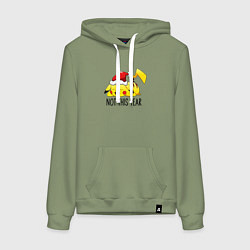 Женская толстовка-худи Pikachu not this year