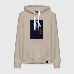 Женская толстовка-худи Мысли вейдера