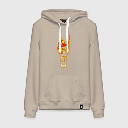 Женская толстовка-худи Розочка