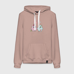 Женская толстовка-худи Свидание монстриков