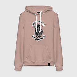 Женская толстовка-худи Sons of anarchy - logo