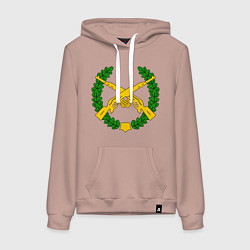 Женская толстовка-худи Мотострелковые войска: лавры