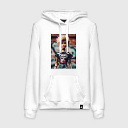 Женская толстовка-худи Punks not dead - Barbie ai art