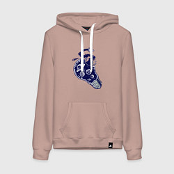 Женская толстовка-худи Космическая лампочка