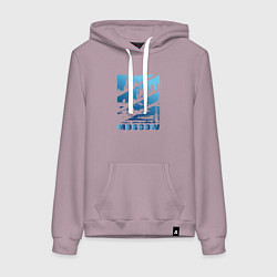 Женская толстовка-худи Москва 2025