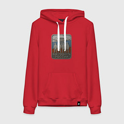 Женская толстовка-худи ВДВ - гордость России