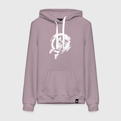 Толстовка-худи хлопковая женская Динамика баскетбола аниме, цвет: сиреневый