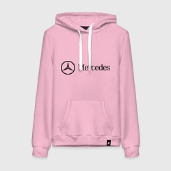 Женская толстовка-худи Mercedes Logo