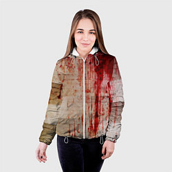 Куртка с капюшоном женская Бинты 1, цвет: 3D-белый — фото 2