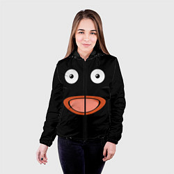Куртка с капюшоном женская Mr Popo Face, цвет: 3D-черный — фото 2