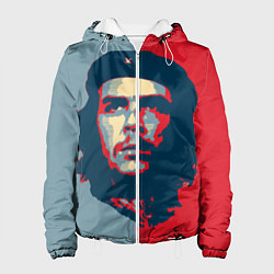 Куртка с капюшоном женская Che Guevara, цвет: 3D-белый