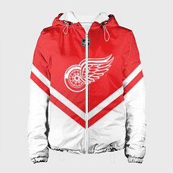 Куртка с капюшоном женская NHL: Detroit Red Wings, цвет: 3D-белый