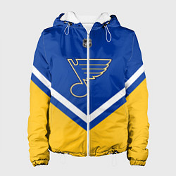 Куртка с капюшоном женская NHL: St. Louis Blues, цвет: 3D-белый