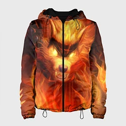 Куртка с капюшоном женская Fire Wolf, цвет: 3D-черный