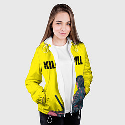 Куртка с капюшоном женская Kill Bill, цвет: 3D-белый — фото 2