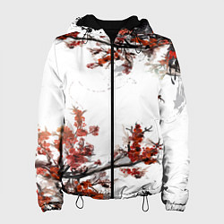 Куртка с капюшоном женская САКУРА, цвет: 3D-черный