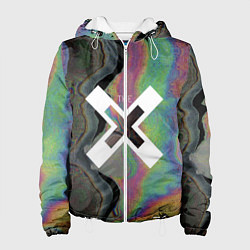 Куртка с капюшоном женская The XX: Neon Colour, цвет: 3D-белый