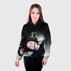 Куртка с капюшоном женская HIM, цвет: 3D-черный — фото 2