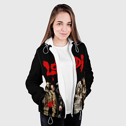 Куртка с капюшоном женская LORDI, цвет: 3D-белый — фото 2