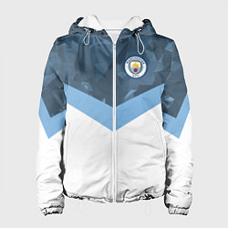 Куртка с капюшоном женская Manchester City FC: Sport, цвет: 3D-белый