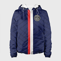 Куртка с капюшоном женская FC PSG: Paris, цвет: 3D-белый