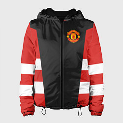 Куртка с капюшоном женская Man UTD FC: Vintage 2018, цвет: 3D-черный