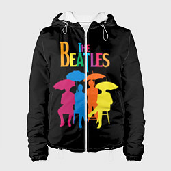 Куртка с капюшоном женская The Beatles: Colour Rain, цвет: 3D-белый