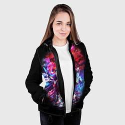 Куртка с капюшоном женская No Game No Life Zero, цвет: 3D-черный — фото 2