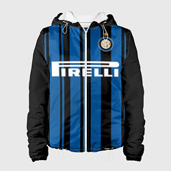 Куртка с капюшоном женская Inter FC: Home 17/18, цвет: 3D-белый