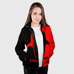 Куртка с капюшоном женская Juggernaut Blood, цвет: 3D-черный — фото 2