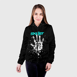 Куртка с капюшоном женская Skillet: Sick of it, цвет: 3D-черный — фото 2