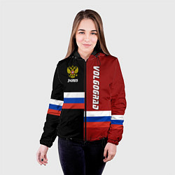 Куртка с капюшоном женская Volgograd, Russia, цвет: 3D-черный — фото 2