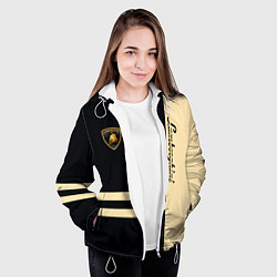 Куртка с капюшоном женская Lamborghini Sport, цвет: 3D-белый — фото 2