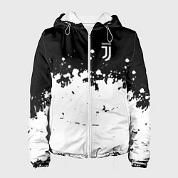 Куртка с капюшоном женская FC Juventus Sport, цвет: 3D-белый