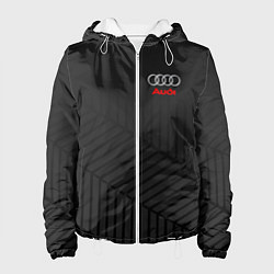 Куртка с капюшоном женская Audi: Grey Collection, цвет: 3D-белый