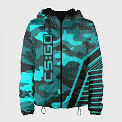 Женская куртка CS:GO Blue Camo