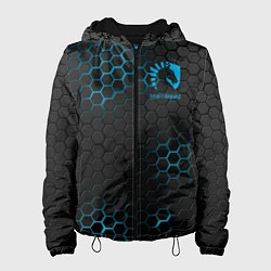 Куртка с капюшоном женская Team Liquid: Carbon Style, цвет: 3D-черный