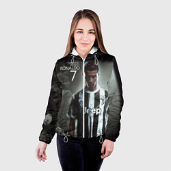 Куртка с капюшоном женская RONALDO 7, цвет: 3D-белый — фото 2