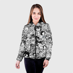 Куртка с капюшоном женская AHEGAO, цвет: 3D-черный — фото 2