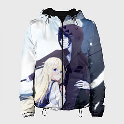 Куртка с капюшоном женская Ангел кровопролития, цвет: 3D-черный